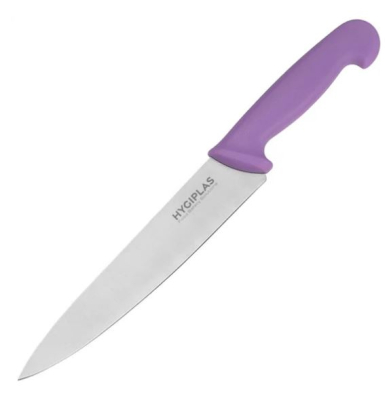 HYGIPLAS COOKS KNIFE PURPLE 21.8CM / 8.5Inch