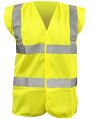 KEEP SAFE HI-VIS YELLOW WAIST COAT XL