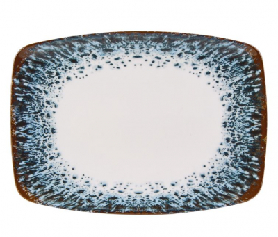 REEF RECT PLATE 27CM PORLAND ENIGMA 10 3/4Inch