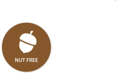 25MM REMOVABLE LABEL NUT FREE X1000  IT118551