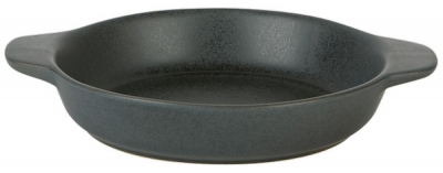 RUSTICO CARBON ROUND EARED DISH 12CM/4.75Inch  X12   C31200