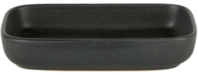RUSTICO CARBON RECTANGULAR DISH 17X10CM/6.75X4InchX12 C31207