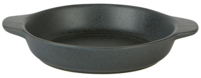 RUSTICO CARBON ROUND EARED DISH 19CM/7.5Inch X12  C31210