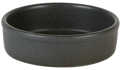 RUSTICO CARBON ROUND TAPAS DISH 12.5CM/4.75Inch  X12  C33204