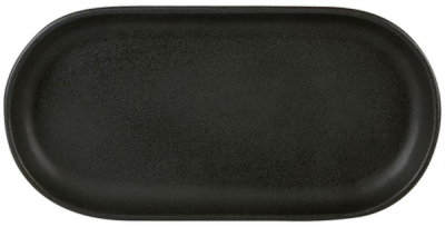 RUSTICO CARBON OVAL TRAY 30X15CM/11.8X6Inch  X12  C33206