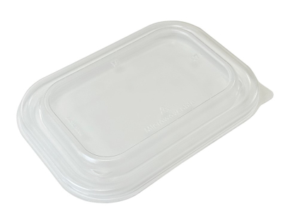 PP LID FOR KRAFT RECTANGULAR BOWLS 17.2CM X 12CM X 300