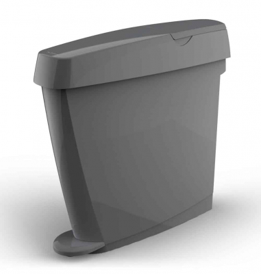 20LTR GREY FEMININE HYGIENE BIN