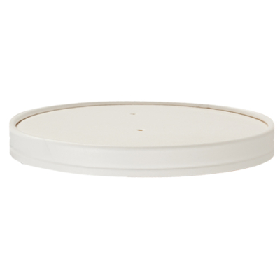 SAVORI WHITE HOT POT LID FOR 26OZ Container