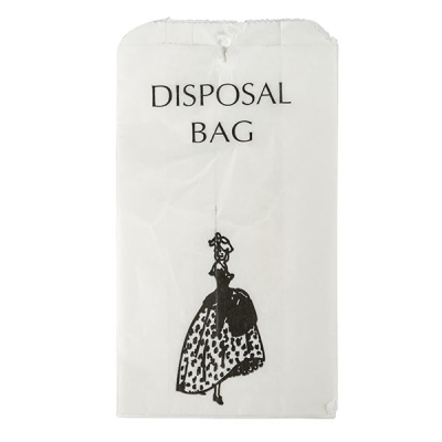 WHITE PAPER SANITARY BAGS 4x6x7 X1000 967