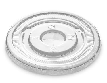 78MM CLEAR FLAT LID FOR 10OZ SMOOTHIE CUP PET 10532.78