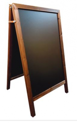WOOD FRAME BLACKBOARD ABOARD 650X1100X670MM STY001