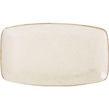 DPS PORCELITE SEASONS OATMEAL RECTANGULAR PLATE 12.2X7Inch