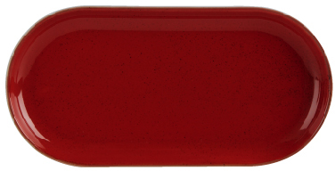 SEASONS MAGMA NARROW OVAL PLATE 30CM X6 118130MA