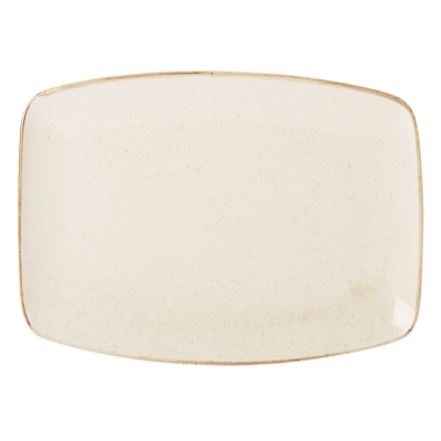 SEASONS OATMEAL REGTANGULAR PLATE 27CM X6 118427OA