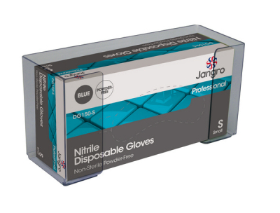 SINGLE GLOVE BOX HOLDER TRANSPARENT 266X99X133MM