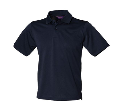 HENBURY COOL PLUS POLO SHIRT SMALL NAVY BLUE