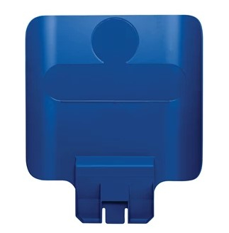 RUBBERMAID SLIM JIM RECYCLING STATION BLUE BILLBOARD