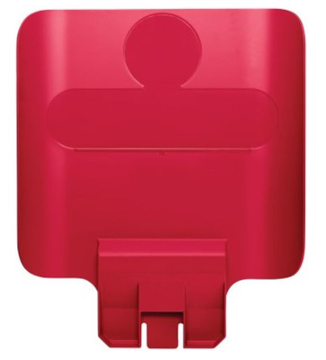 RUBBERMAID SLIM JIM RECYCLING STATION RED BILLBOARD