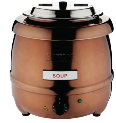 BUFFALO SOUP KETTLE 10LTR COPPER FINISH