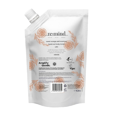 re:mind ROSEMARY & ORANGE HAND & BODY LOTION 1L
