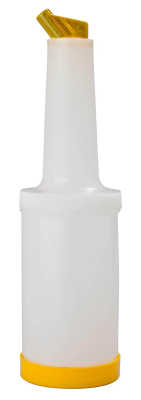 SAVE OR SERVE CONTAINER WITH SPOUT YELLOW