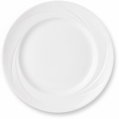STEELITE ALUMINA VITRIFIED WHITE ALVO VENITIA PLATE 6.5Inch