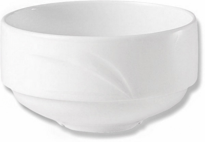 STEELITE ALUMINA VITRIFIED WHITE ALVO VENITIA UNHANDLED SOUP CUP 10OZ