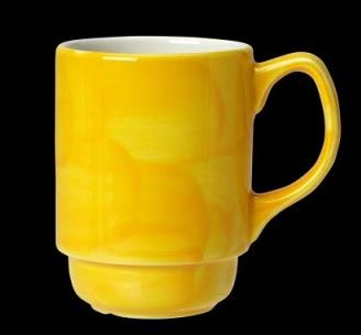 STEELITE FREEDOM YELLOW BEAKER STACKING 9OZ X12  16070403