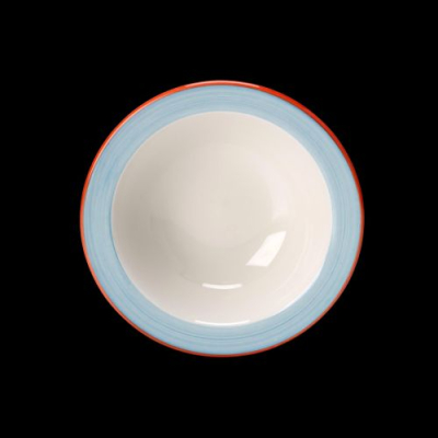 OATMEAL BOWL 16.5CM 6 1/2 RIO BLUE SIMPLICITY 15310126