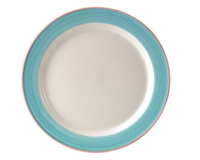 PLATE 25.5CM 10 SLIMLINE RIO BLUE SIMPLICITY 15310210