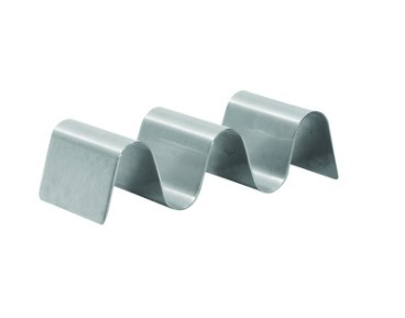 TACO STAND ST/STEEL 2-3 TACOS 14x5.5x4cm