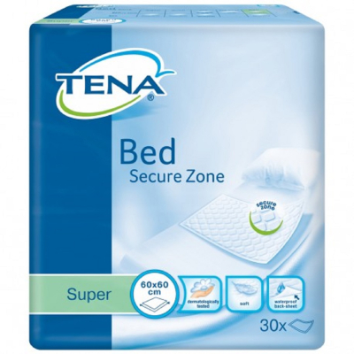 TENA BED PAD SUPER 60X60CM 4X30 613256