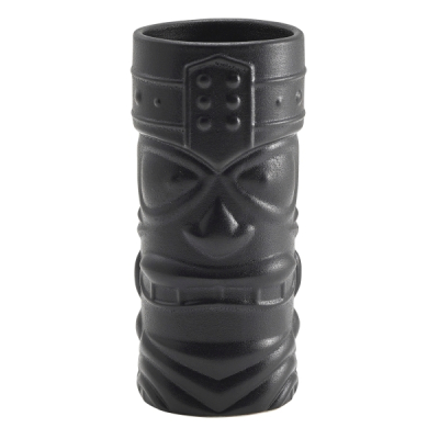 GENWARE BLACK CAST IRON EFFECT TIKI MUG 14OZ/400ML
