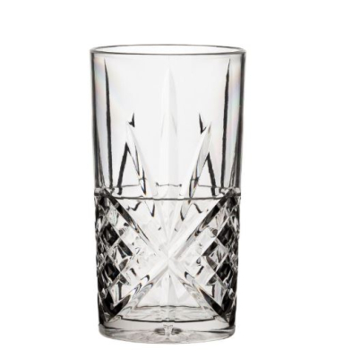 UTOPIA SYMPHONY POLYCARBONATE STACKING HIBALL GLASS 12OZ/350ML