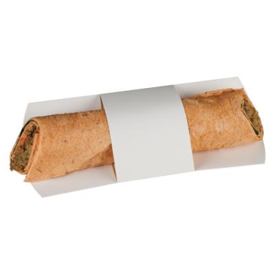 TORTILLA SLEEVE WHITE 225 X 103MM