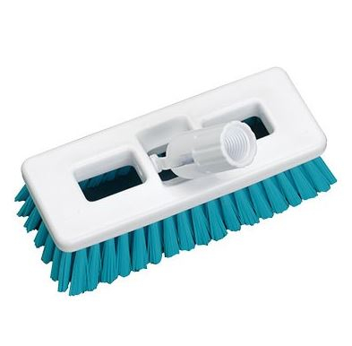 TILE SCRUB BRUSH VERY STIFF 200 X 80MM BLUE