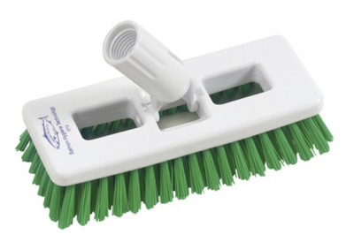 TILE SCRUB BRUSH VERY STIFF 200 X 80MM RED
