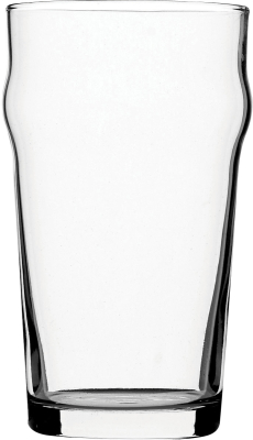 UTOPIA TOUGHENED NONIC BEER GLASS 20OZ LCE @10OZ X48