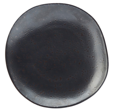 UTOPIA VITRIFIED PORCELAIN NERO PLATE 7.5Inch