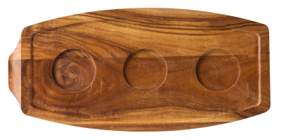UTOPIA ACACIA WOOD REVERSIBLE BOARD 11.4X5.5Inch