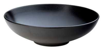 UTOPIA STONEWARE NOIR ROUND BOWL 49.5OZ