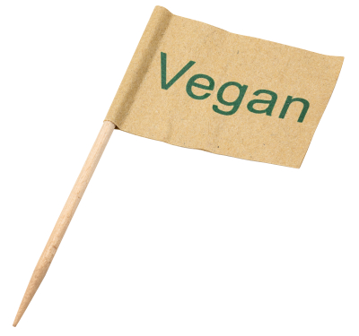 UTOPIA VEGAN FLAG PICK 9CM X100