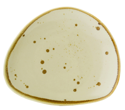 UTOPIA VITRIFIED PORCELAIN EARTH LINEN PLATE 9Inch