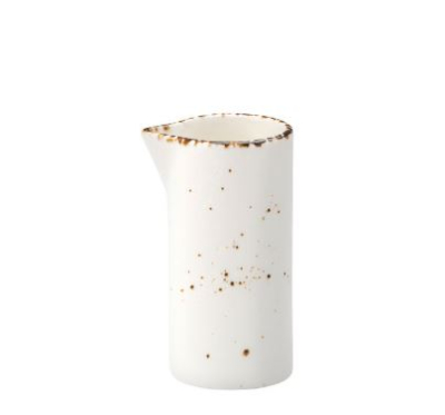 UTOPIA VITRIFIED PORCELAIN CREAM UMBRA SAUCE POT 4OZ