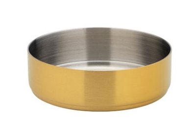 UTOPIA BRUSHED GOLD DIP POT 3Inch (7.5CM) 4OZ (10CL)