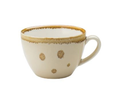 UTOPIA VITRIFIED PORCELAIN EARTH LINEN CUP 11OZ