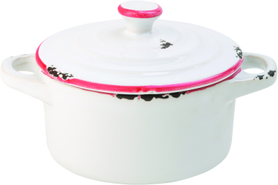 UTOPIA AVEBURY RED STONEWARE MINI CASSEROLE DISH 8.8OZ