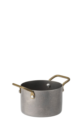 VINTAGE STEEL MINI CASSEROLE D ISH 3.5Inch (9CM)