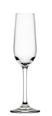 LUCENT POLYCARBONATE OSBORNE FLUTE 6OZ (17 .5CL)