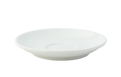 UTOPIA SUPER VITRIFIED PORCELAIN BARISTA WHITE ESPRESSO SAUCER 4.5Inch